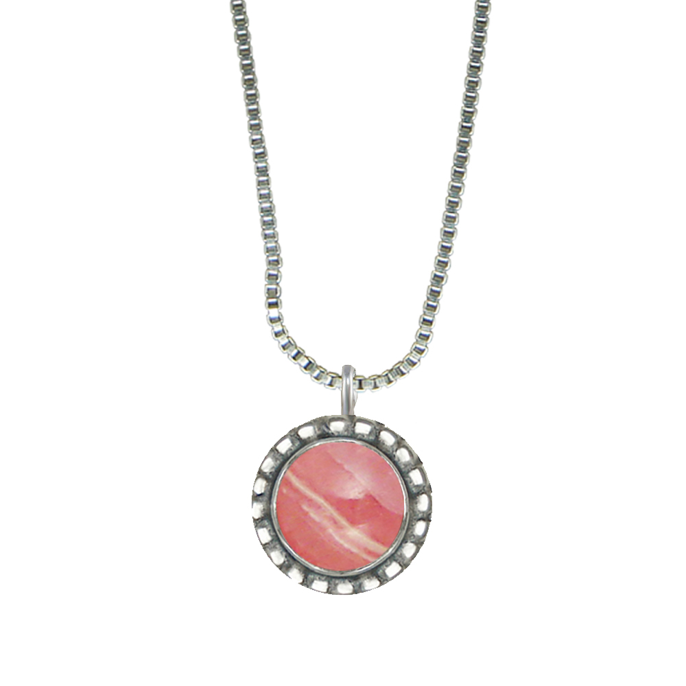 Sterling Silver Little Rhodocrosite Pendant Necklace